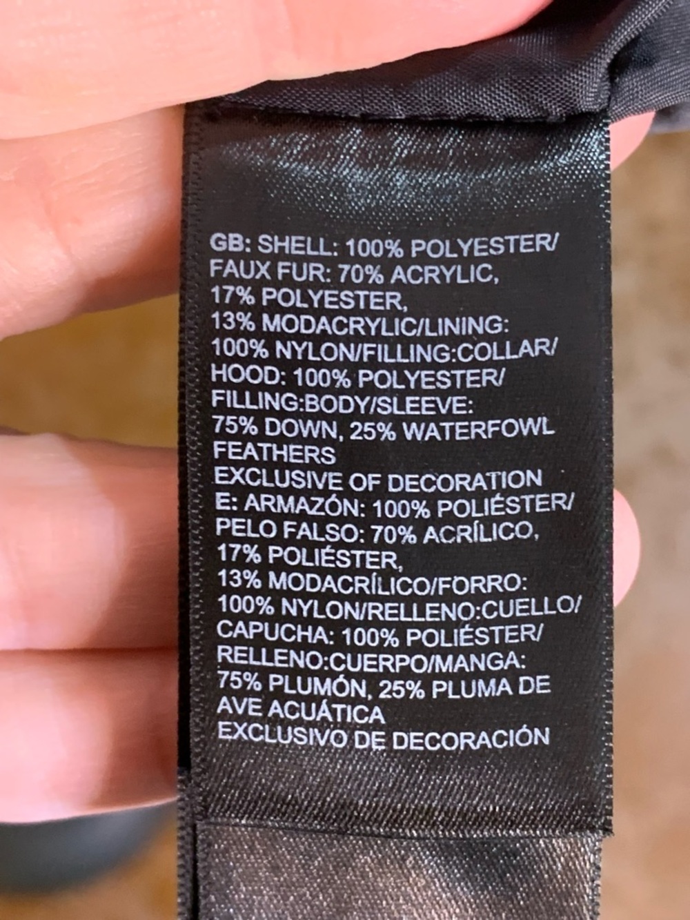 The North Face Black Puffer Jacket XL - Picture 3 of 4